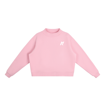 Relaxed Mock Neck Sweatshirt